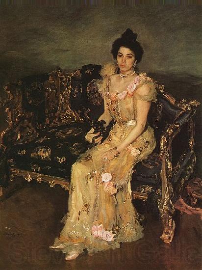 Valentin Serov Portrait of S.M. Botkina